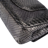 Chanel Limited Python Medium Double Flap Crossbody Bag