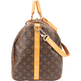 Louis Vuitton Canvas Monogram Keepall 55 Bandouliere