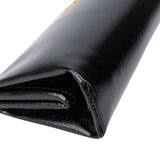 Prada Black Patent Saffiano Leather East-West Bag
