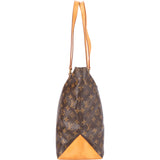 Louis Vuitton Canvas Monogram Cabas Mezzo Shoulder Bag