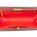 Prada Black Patent Saffiano Leather East-West Bag