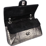 Chanel Limited Python Medium Double Flap Crossbody Bag