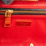 Prada Black Patent Saffiano Leather East-West Bag