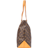 Louis Vuitton Canvas Monogram Cabas Mezzo Shoulder Bag