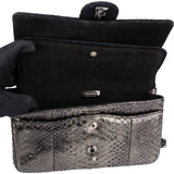 Chanel Limited Python Medium Double Flap Crossbody Bag