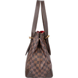 Louis Vuitton Damier Ebene Monogram Hampstead MM Handbag