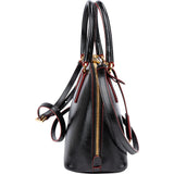 Prada Patent Leather Red Lining Vitello Handbag