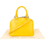Louis Vuitton Yellow Epi Leather Alma BB Handbag
