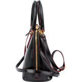 Prada Patent Leather Red Lining Vitello Handbag