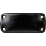 Prada Patent Leather Red Lining Vitello Handbag