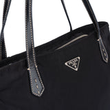 Prada Black Nylon Triangle Handbag