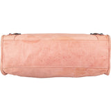 Balenciaga Pink Leather City Handbag