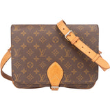 Louis Vuitton Canvas Monogram Cartouchiere GM Crossbody Bag