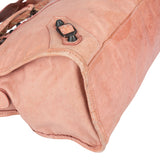 Balenciaga Pink Leather City Handbag