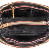Prada Patent Leather Red Lining Vitello Handbag