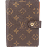 Louis Vuitton Canvas Monogram Agenda PM Handbag