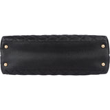 Chanel Lizard Quilted Caviar Leather CC Coco Top Handle Handbag