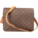 Louis Vuitton Canvas Monogram Cartouchiere GM Crossbody Bag