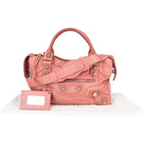 Balenciaga Pink Leather City Handbag