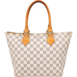 Louis Vuitton Damier Azur Monogram Saleya PM Handbag