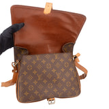 Louis Vuitton Canvas Monogram Cartouchiere GM Crossbody Bag
