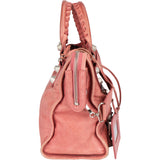 Balenciaga Pink Leather City Handbag