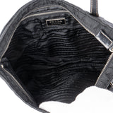 Prada Black Nylon Triangle Handbag