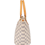 Louis Vuitton Damier Azur Monogram Saleya PM Handbag