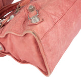 Balenciaga Pink Leather City Handbag