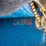 Louis Vuitton Bleu Epi Leather Sarah Wallet