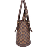 Louis Vuitton Damier Ebene Monogram Bucket PM Handbag
