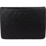 Chanel Quilted Lambskin 24K Gold Single Flap Shoulder Bag