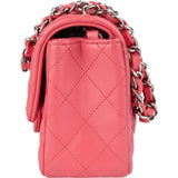 Chanel Quilted Lambskin Mini Single Flap Crossbody Bag