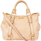 Miu Miu Leather City Handbag