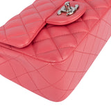 Chanel Quilted Lambskin Mini Single Flap Crossbody Bag
