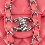 Chanel Quilted Lambskin Mini Single Flap Crossbody Bag
