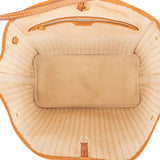 Louis Vuitton Damier Azur Monogram Neverfull MM Shopper Handbag