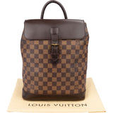 Louis Vuitton Damier Ebene Monogram Soho Backpack