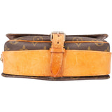 Louis Vuitton Canvas Monogram Cartouchiere MM Crossbody Bag