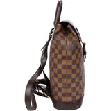 Louis Vuitton Damier Ebene Monogram Soho Backpack