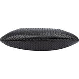 Bottega Veneta Black Intrecciato Leather Belly Hobo Bag