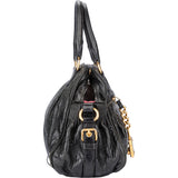 Miu Miu Nero Leather Padlock Handbag