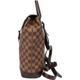 Louis Vuitton Damier Ebene Monogram Soho Backpack