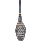 Fendi FF Monogram Baguette Buckle Hobo Bag