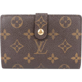 Louis Vuitton Canvas Monogram Compact Clip Wallet