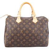 Louis Vuitton Canvas Monogram Speedy 30 Handbag