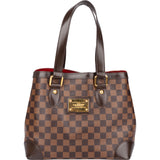 Louis Vuitton Damier Ebene Monogram Hamptstead PM Handbag