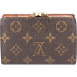 Louis Vuitton Canvas Monogram Compact Clip Wallet