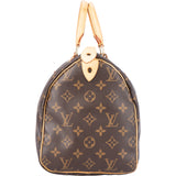 Louis Vuitton Canvas Monogram Speedy 30 Handbag