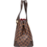 Louis Vuitton Damier Ebene Monogram Hamptstead PM Handbag